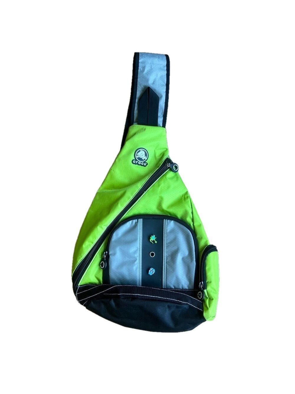 Crocs Adult Green Sling Crossbody Backpack SKU#C24139